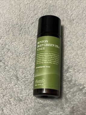 Benton Deep Green Tea Toner 1.01 Oz / 30ml Sample Size NEW & SEALED